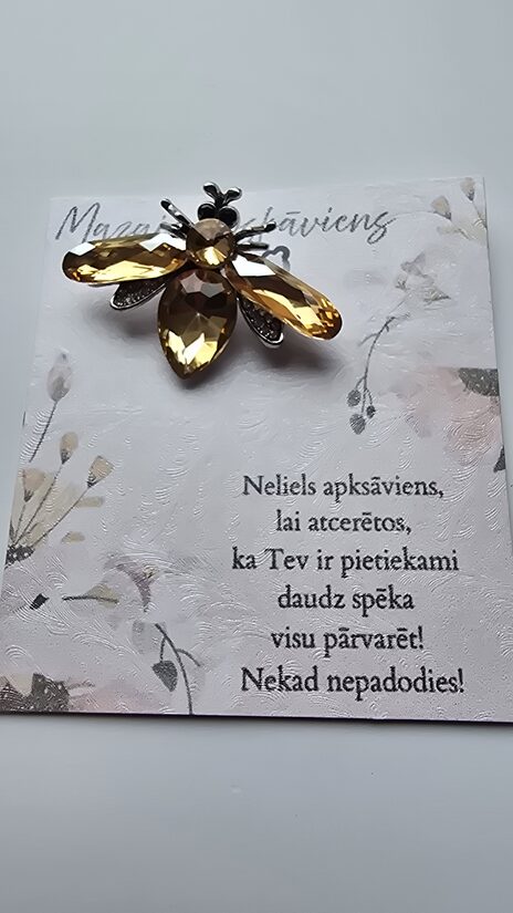 Broša - zelta kukainitis