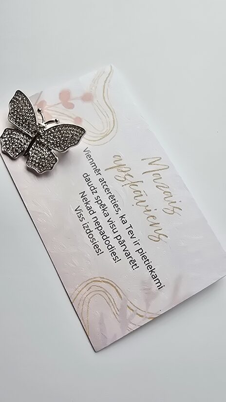 Broša- sudraba taurenis 