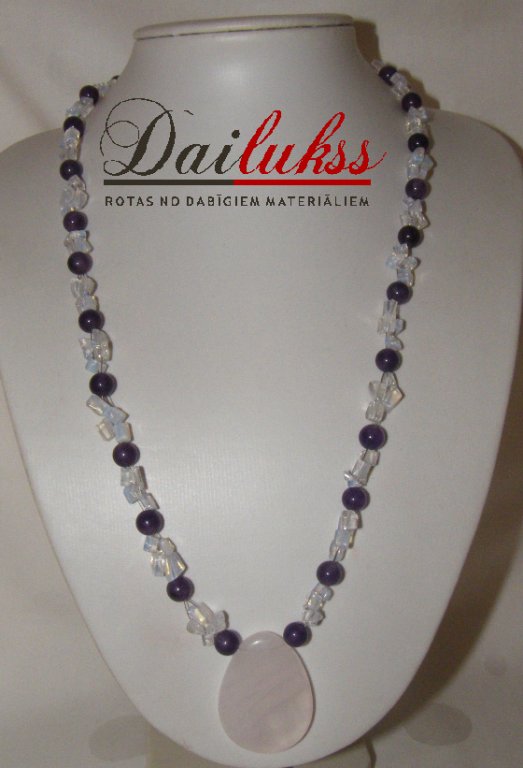 Mēnesakmens, Ametists, Rožu kvarcs