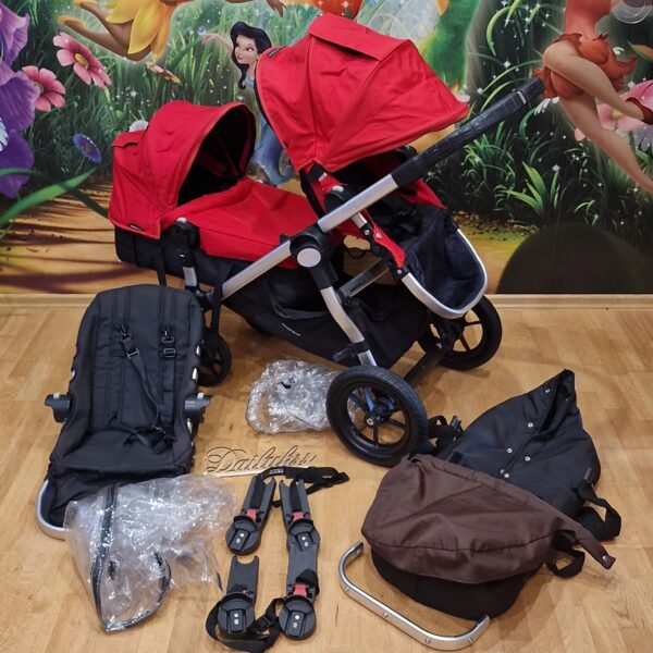 Baby Jogger City Select sarkans/zils