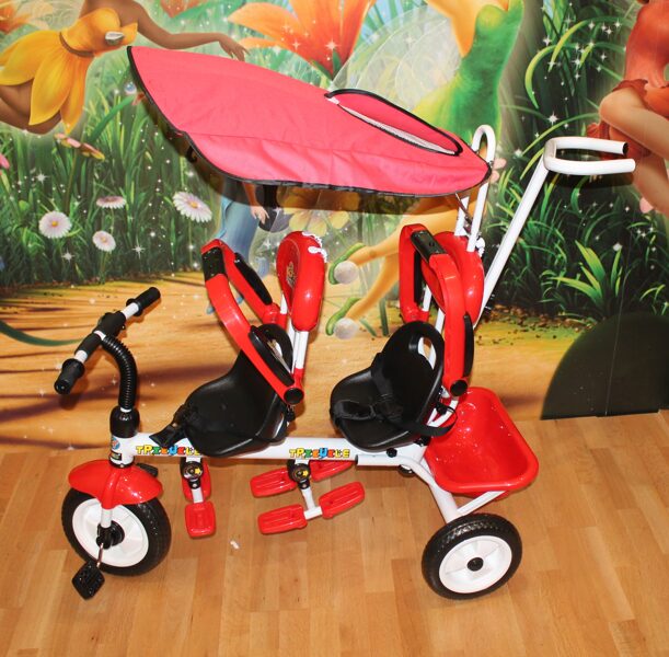 Costway trīsritenis diviem