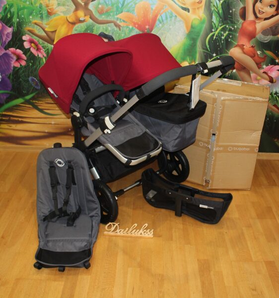 Bugaboo Donkey- jauns ratu rāmis un audumi